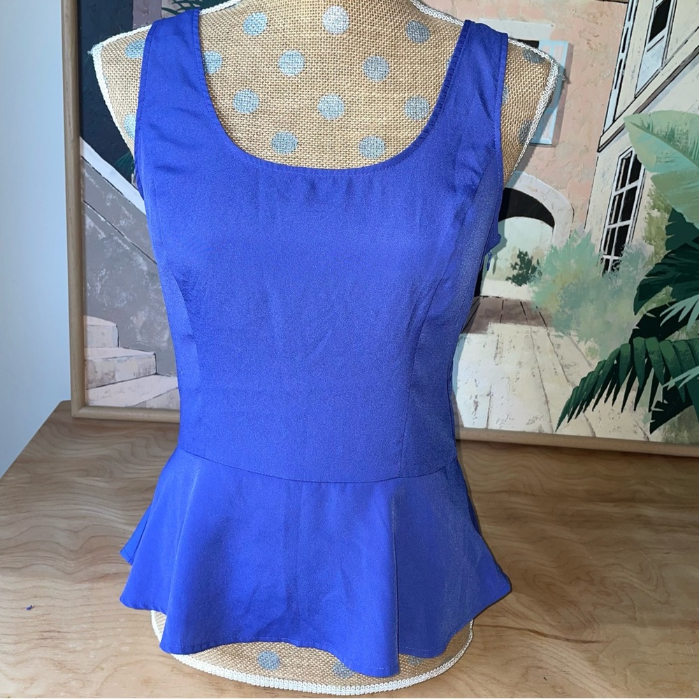 Mac + Jac Peplum Top